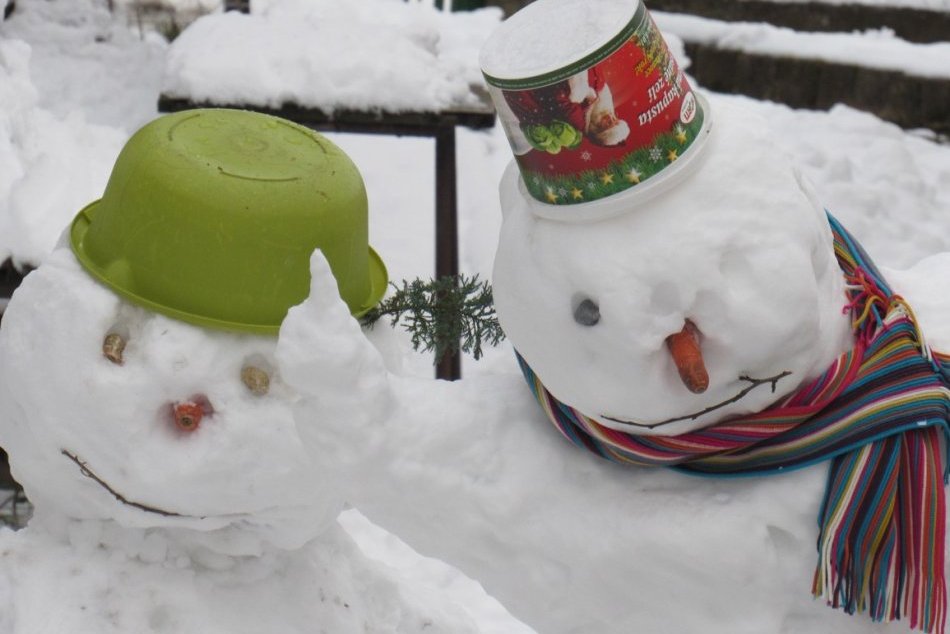 Obrazom: To sú nápady! Prešovčania vytvorili superpostavičky zo snehu