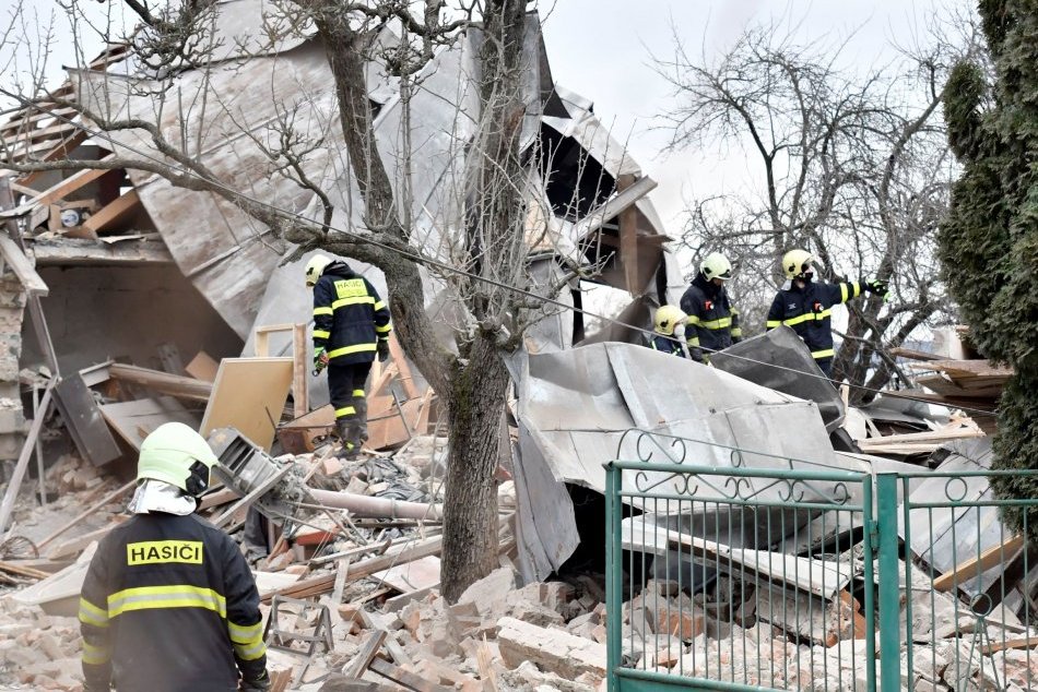 Výbuch rozmetal dom na trosky