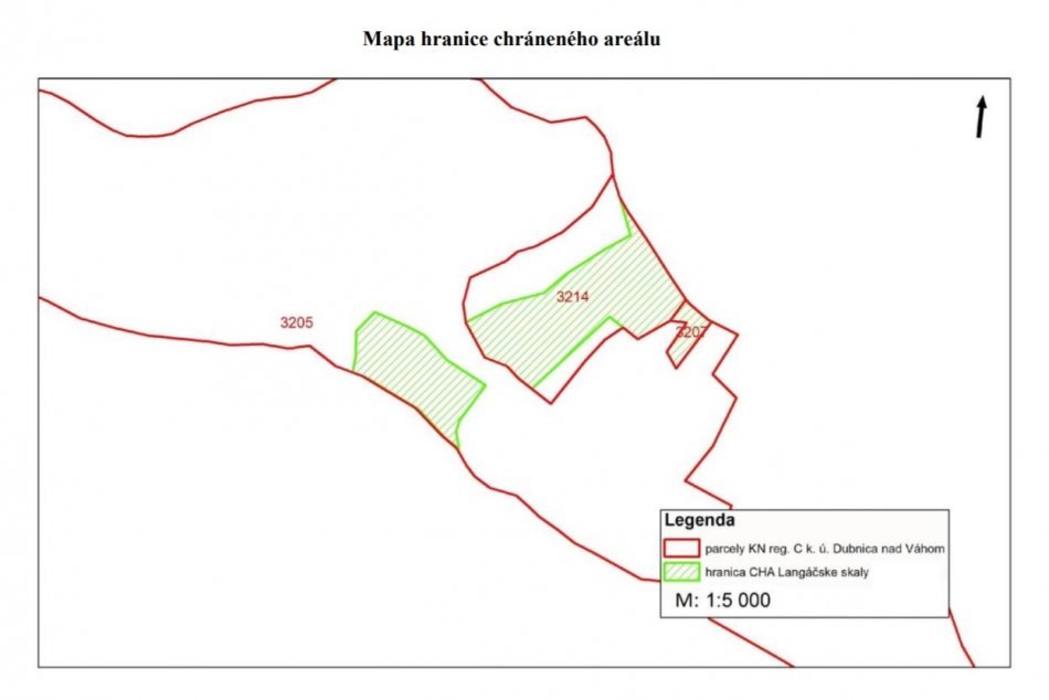 MAPA: Súkromný chránený areál Langáčske skaly