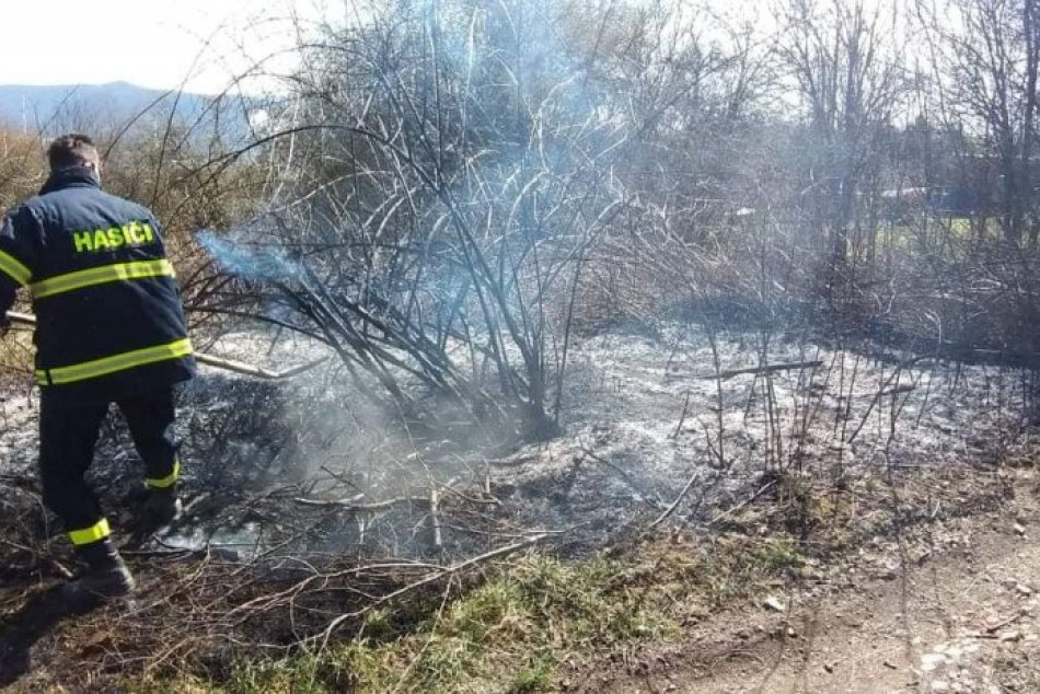 V OBRAZOCH: Dobrovoľní hasiči vo Zvolene zabránili lesnému požiaru
