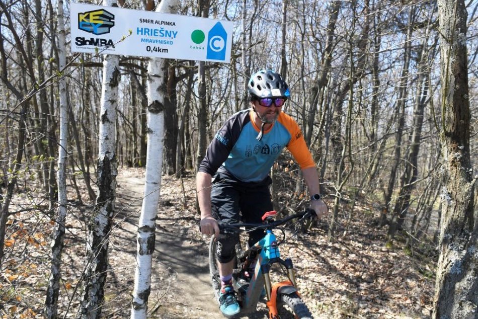 Cyklotrail pri chate Hrešná