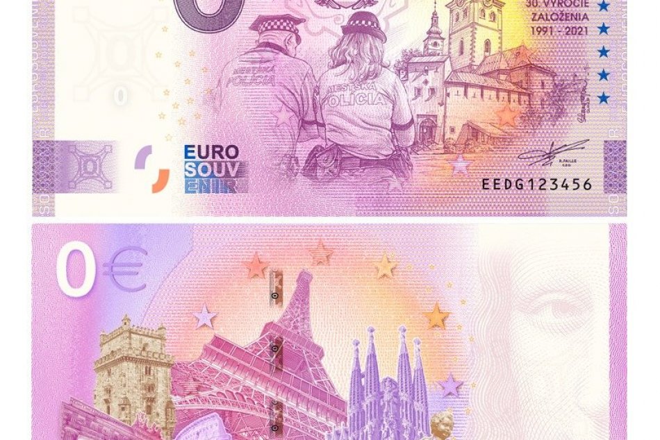 V OBRAZOCH: Vychádzajú suvenírové bankovky späté s Bystricou