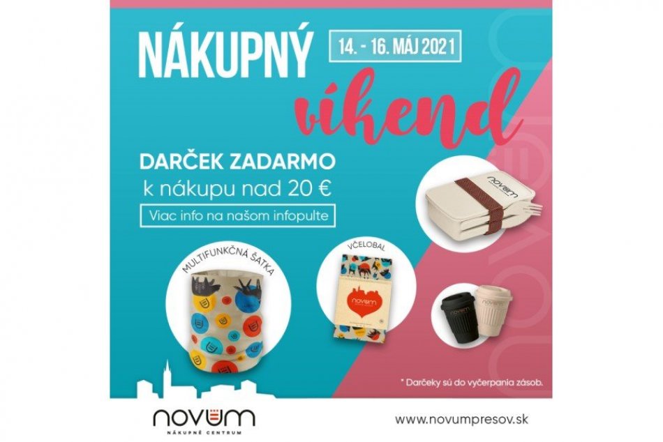 Víkendová nákupná akcia v Novum Prešov