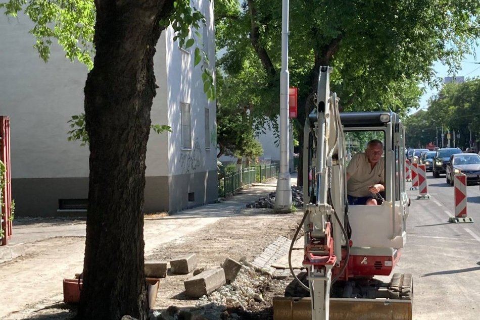 Oprava Vajnorskej ulice v Bratislave