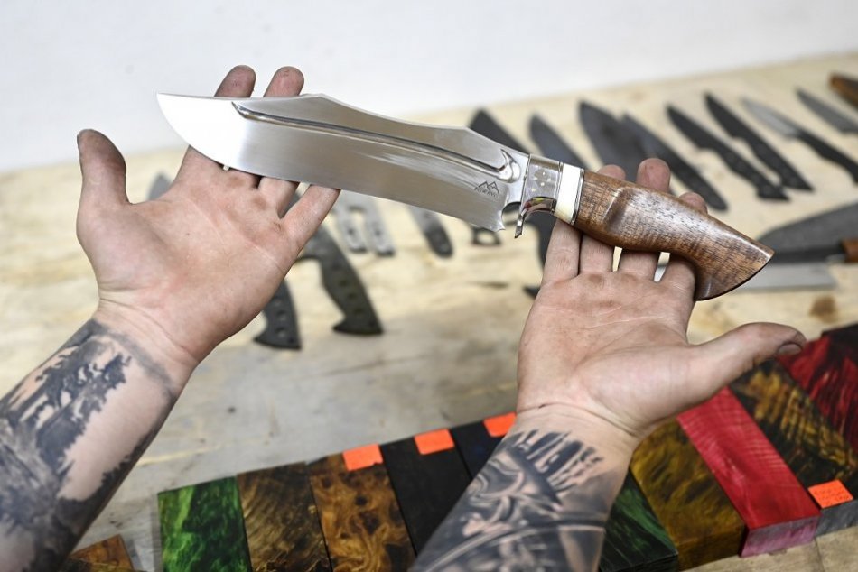 OBRAZOM: Ukážka práce nožiara Juraja Bielika z Považskej Bystrice