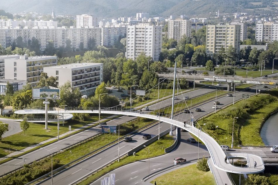 V OBRAZOCH: Bystrica získala viac ako 3 milióny eur na výstavbu cyklomosta