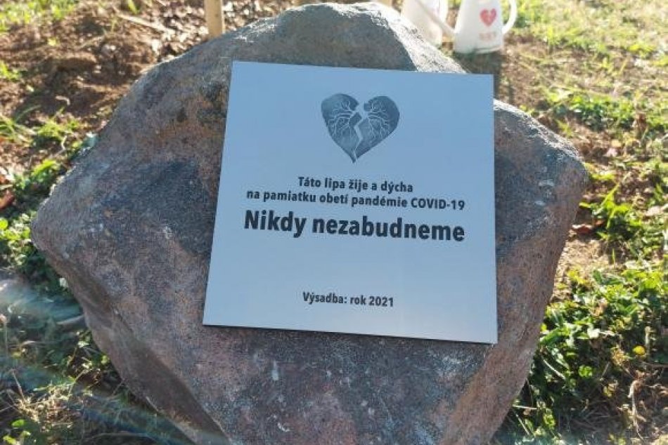 V Moravciach zasadili spomienkovú lipu pre obete pandémie