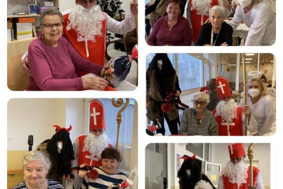 Mikuláš v Domove dôchodcov v Šali