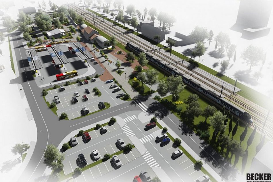 VIZUALIZÁCIE rekonštrukcie predstaničného priestoru v Šali