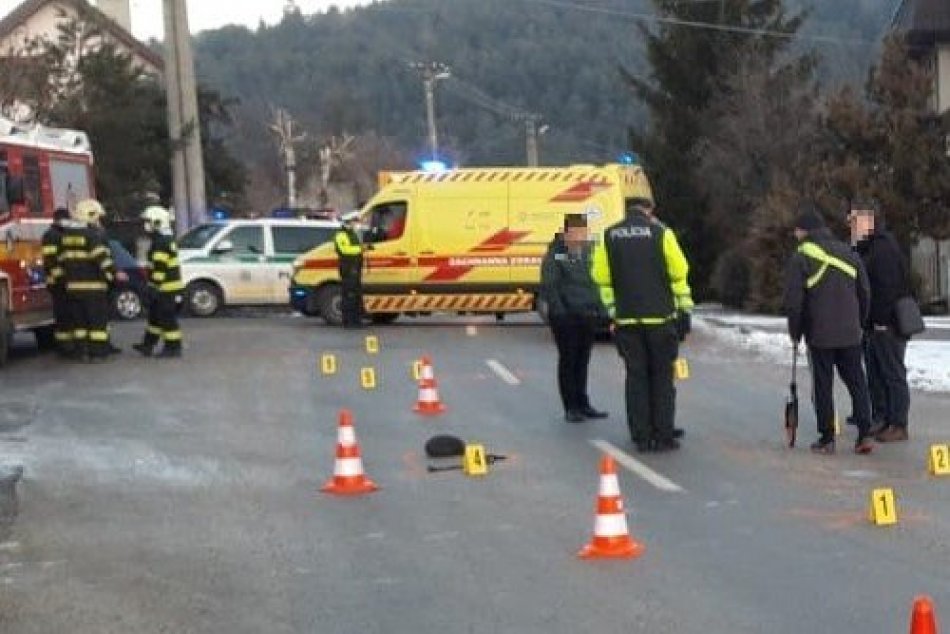 FOTO: Dopravná nehoda v Považskej Bystrici si vyžiadala život 83-ročnej ženy