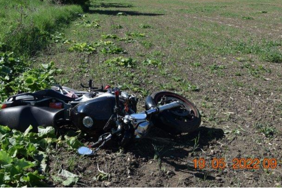 V OBRAZOCH: Zrážka motorkára s osobným autom v Bystrici