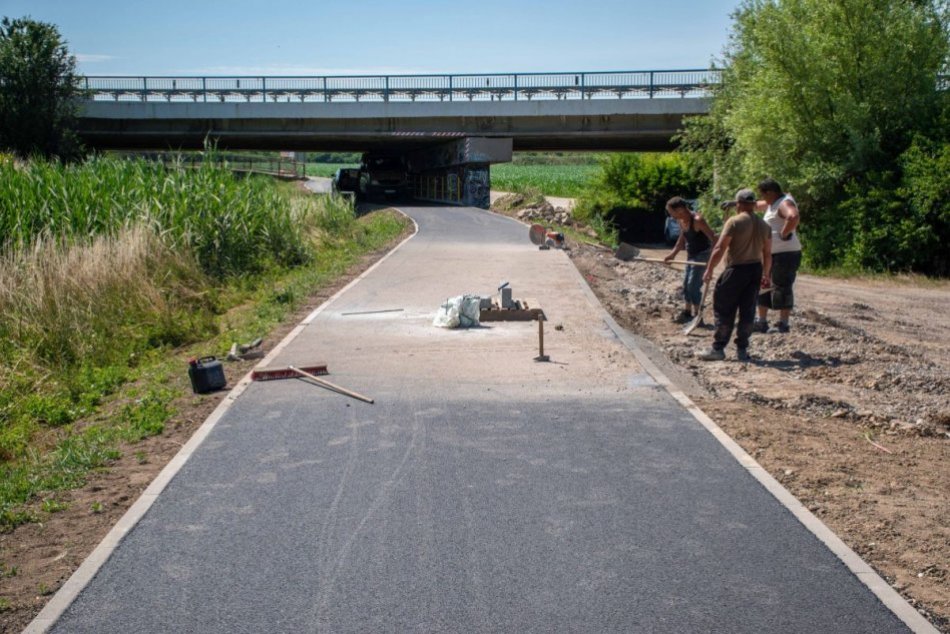 OBRAZOM: Výstavba cyklotrasy do Dražoviec