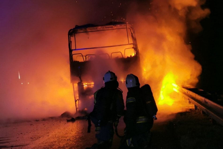 Požiar slovenského autobusu v Chorvátsku