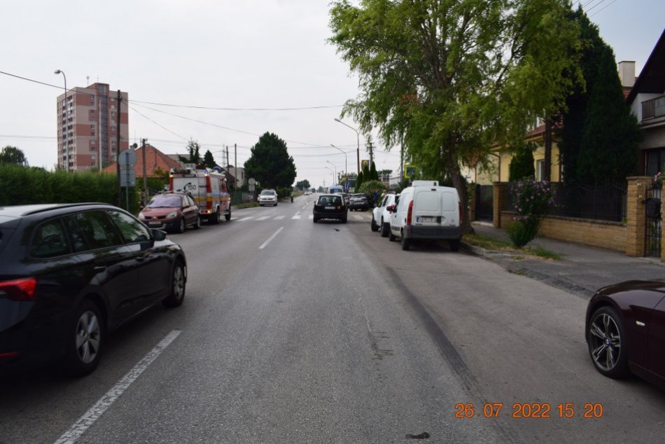 Reťazová nehoda v Trnave