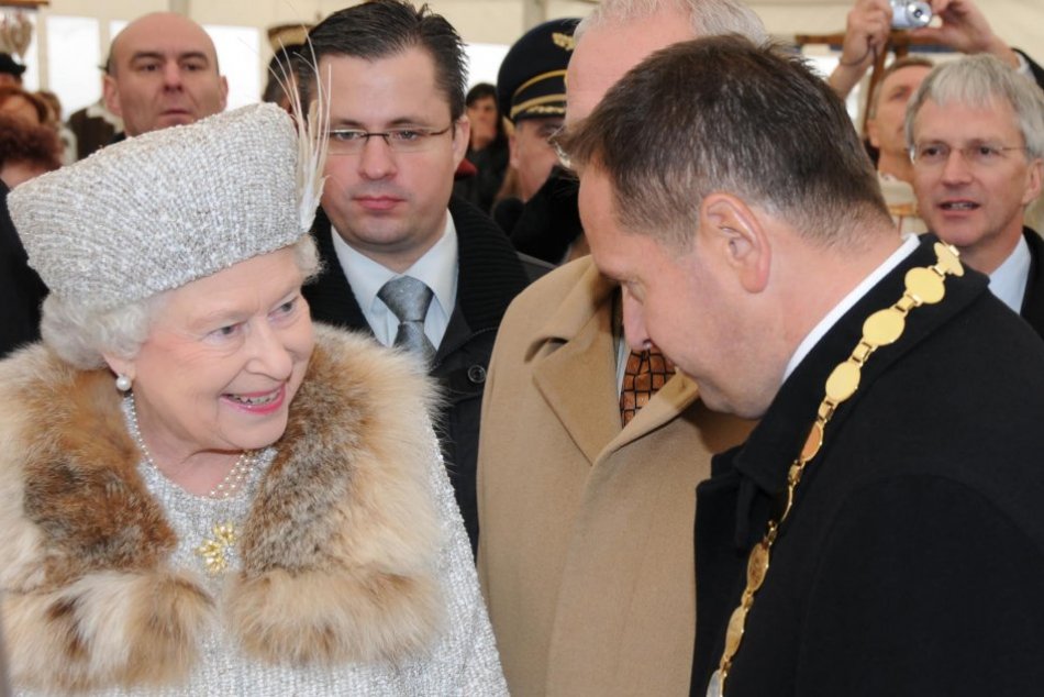 Objektívom: Kráľovná Alžbeta II. v roku 2008 navštívila Poprad