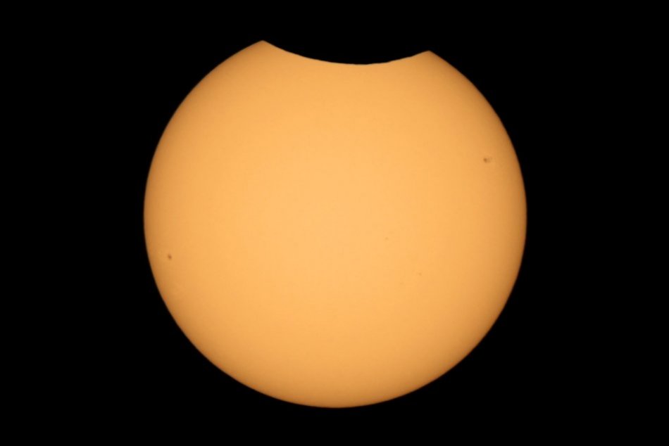 Čiastočné zatmenie Slnka - 25.10.2022