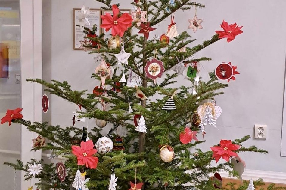 Lesníci darovali detským pacientom v nemocnici vianočný stromček