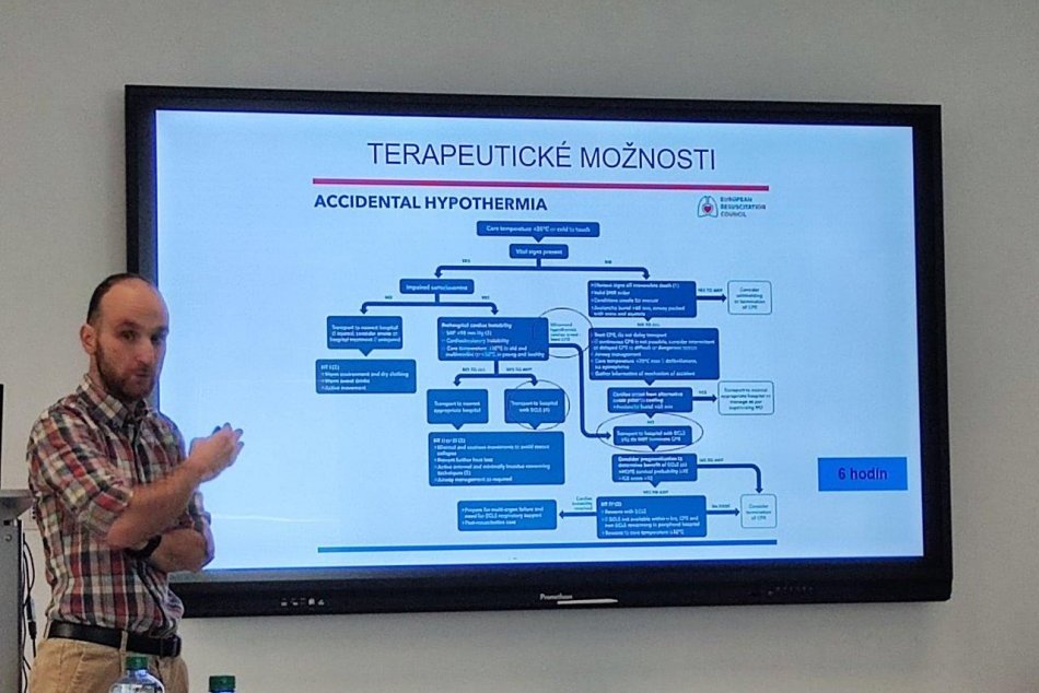 V OBRAZOCH: V Rooseveltke pomôžu pacientom s ťažkým podchladením