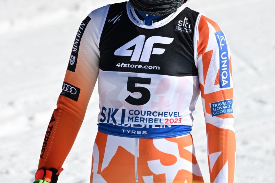 Petra Vlhová v cieli počas 2. kola slalomu na MS v alpskom lyžovaní
