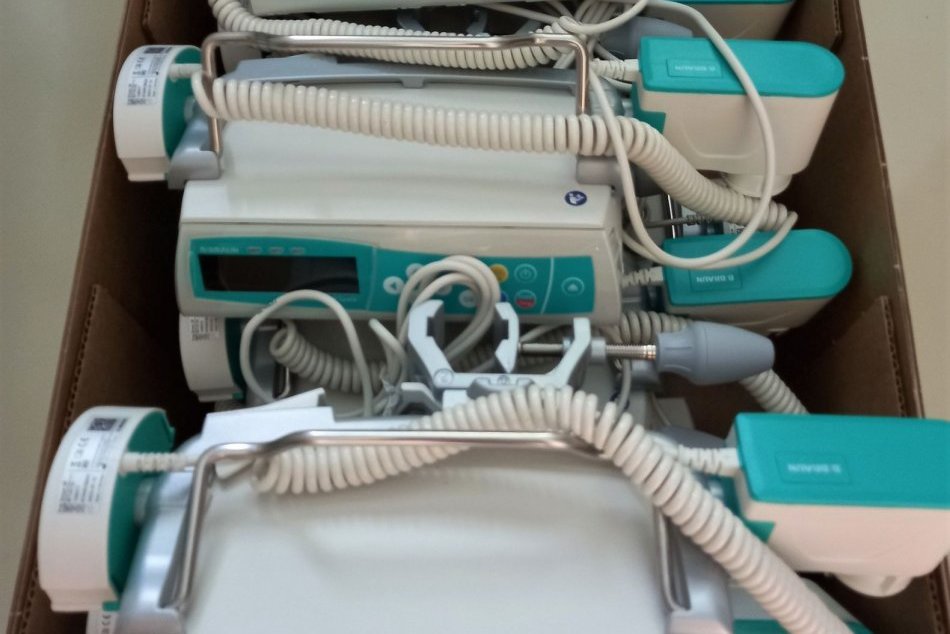 V OBRAZOCH: Nové infúzne systémy v bystrickej nemocnici