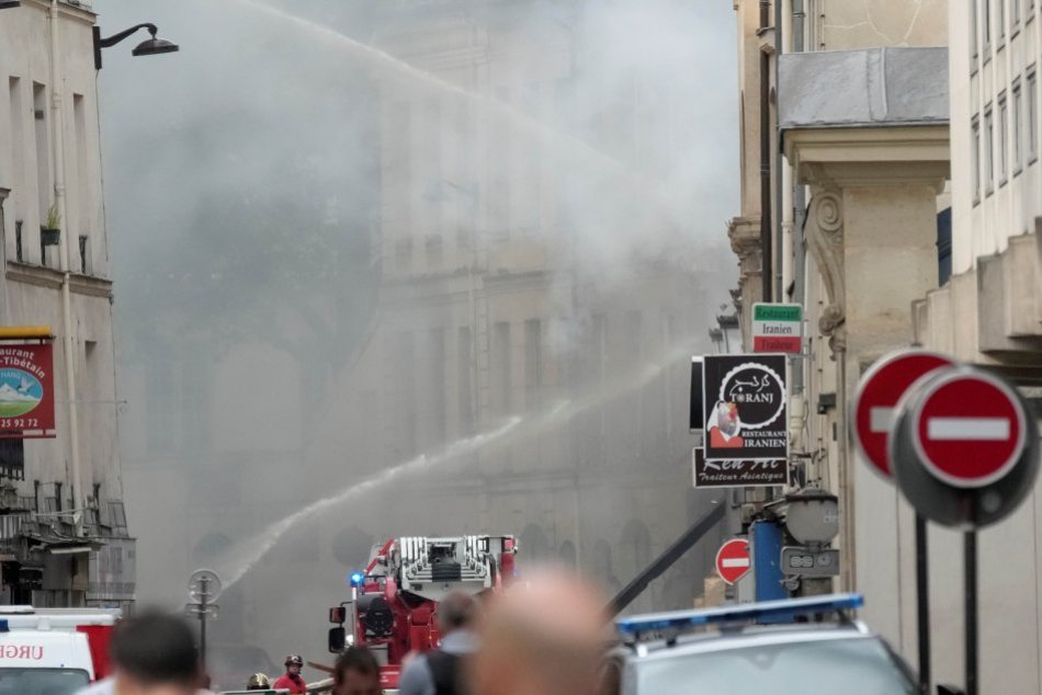 Silný výbuch v Paríži