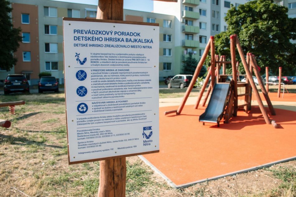 V Nitre obnovili SEDEM detských ihrísk: Mesto za ne zaplatilo vyše 420-tisíc eur
