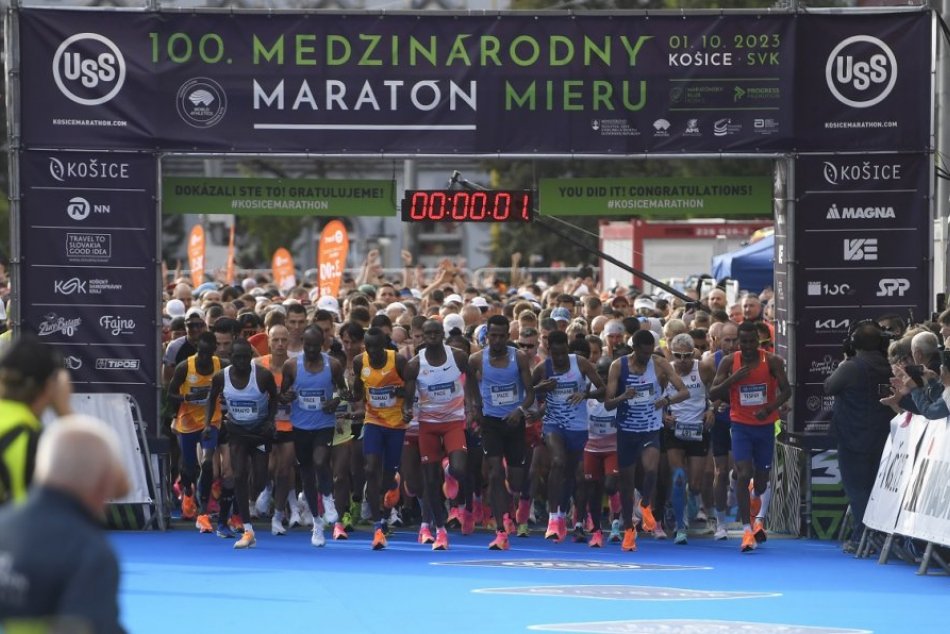 OBRAZOM: Stý ročník Medzinárodného maratónu mieru v Košiciach