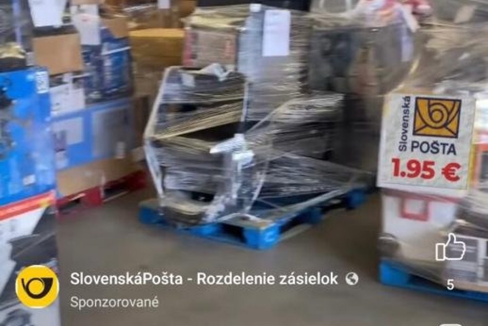 Podvodné správy falošnej slovenskej pošty