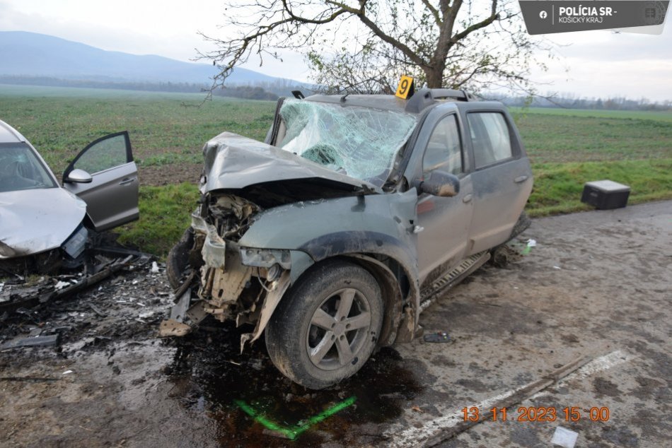 Vážna nehoda v okrese Trebišov