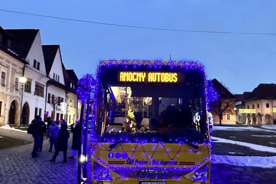 Objektívom: Vianočný autobus pre cestujúcich v Bardejove a okolí
