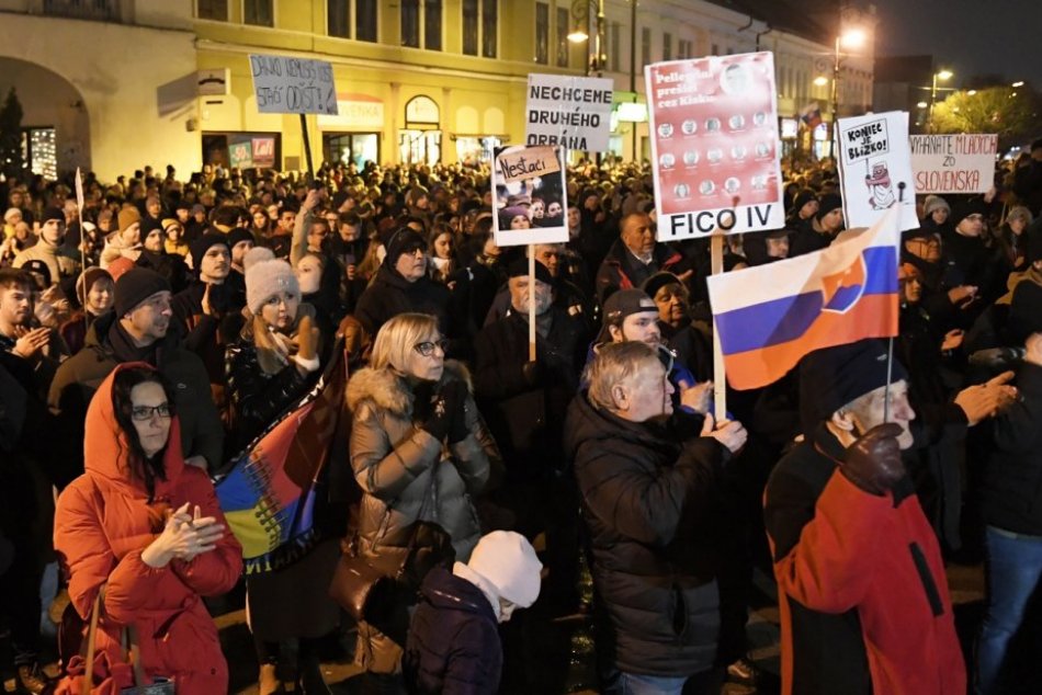 Protestné zhromaždenie v Košiciach