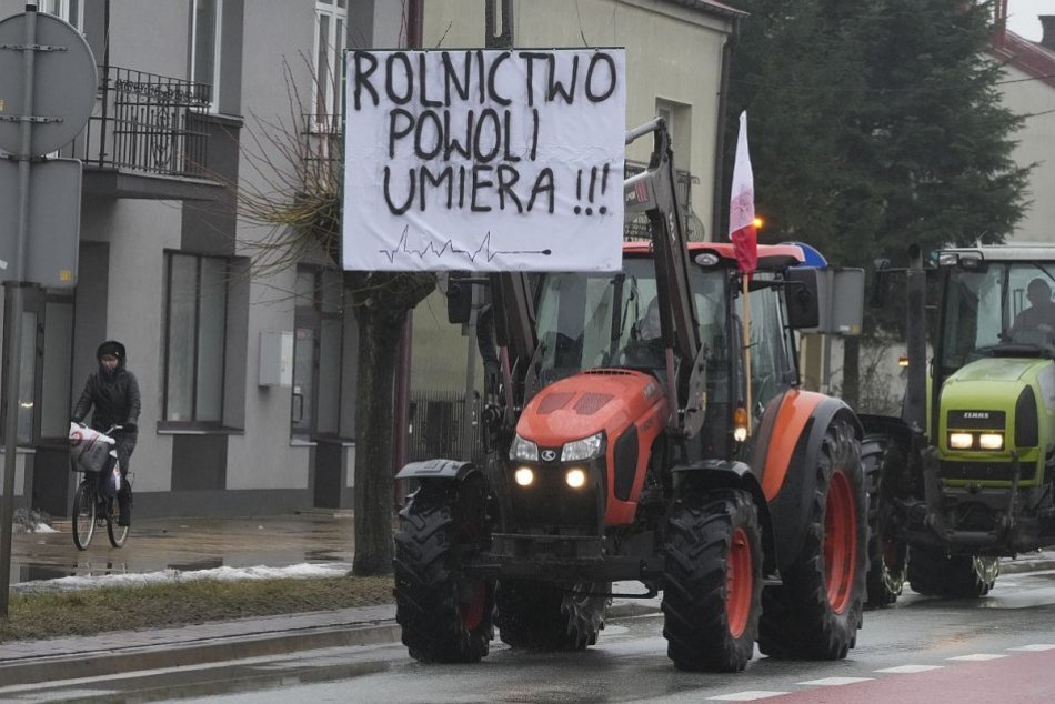Protest farmárov v Poľsku
