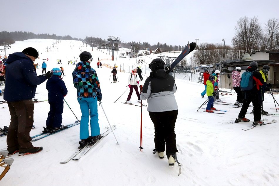 V OBRAZOCH: Lyžovačka v stredisku Ski Krahule neďaleko Kremnice