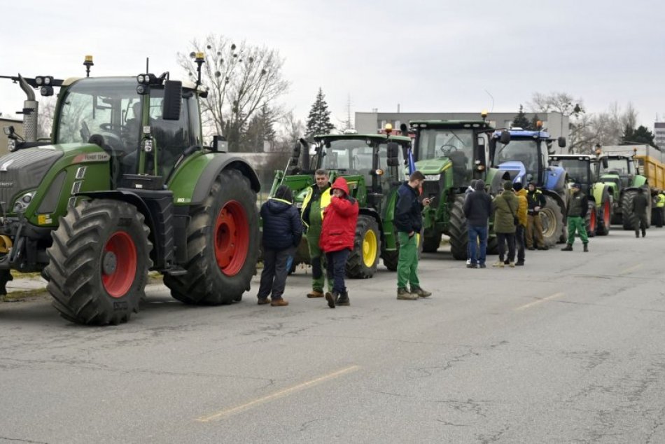 Protesty farmárov na Slovensku