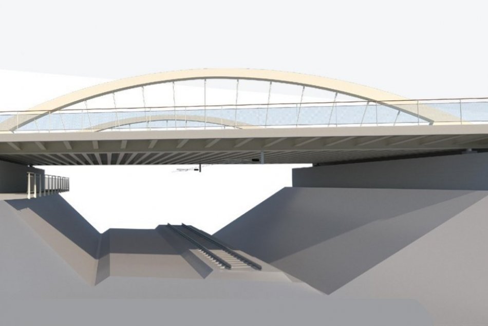 Objektívom: Vizualizácie pred rekonštrukciou mosta nad traťou ŽSR v Prešove