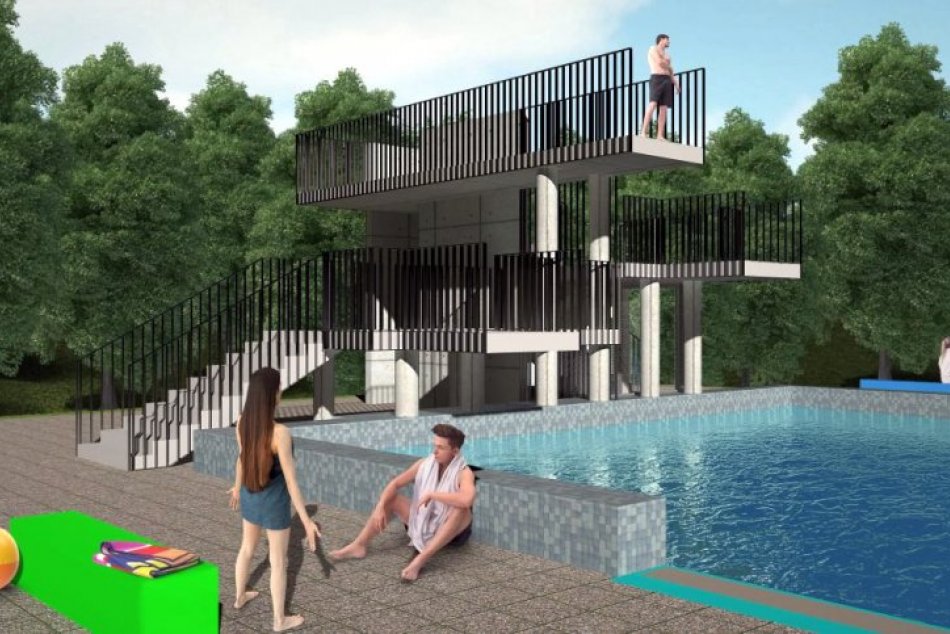 Nový bazén na skákanie vo Vadaš Thermal Resort Štúrovo