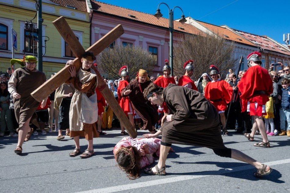 Živá krížová cesta v Prešove 2024