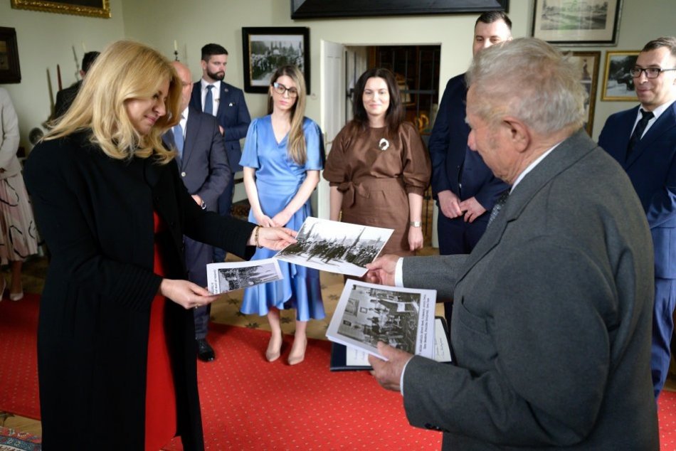 Prezidentka Zuzana Čaputová na rozlúčkovej návšteve v Topoľčiankach