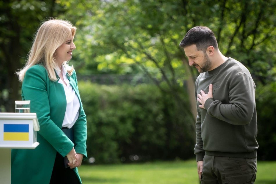 Rozlúčková návšteva prezidentky na Ukrajine