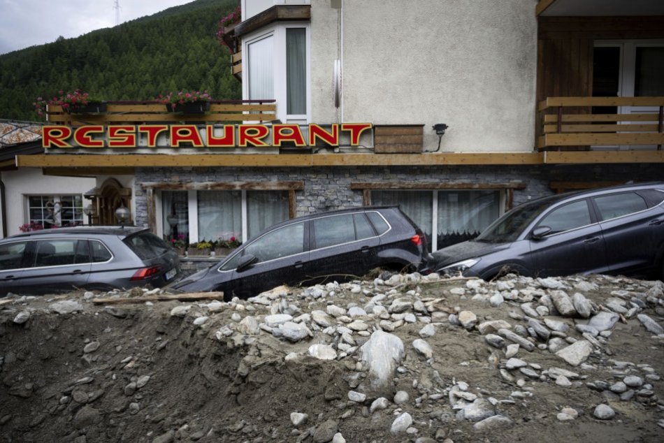 Škody po búrkach v Švajčiarsku