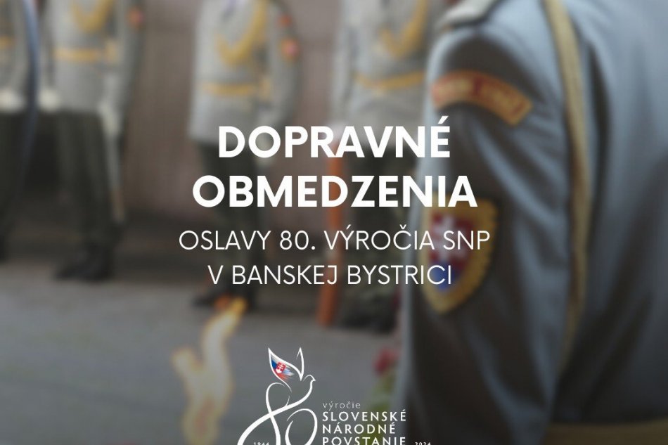 Dopravné obmedzenia počas osláv SNP