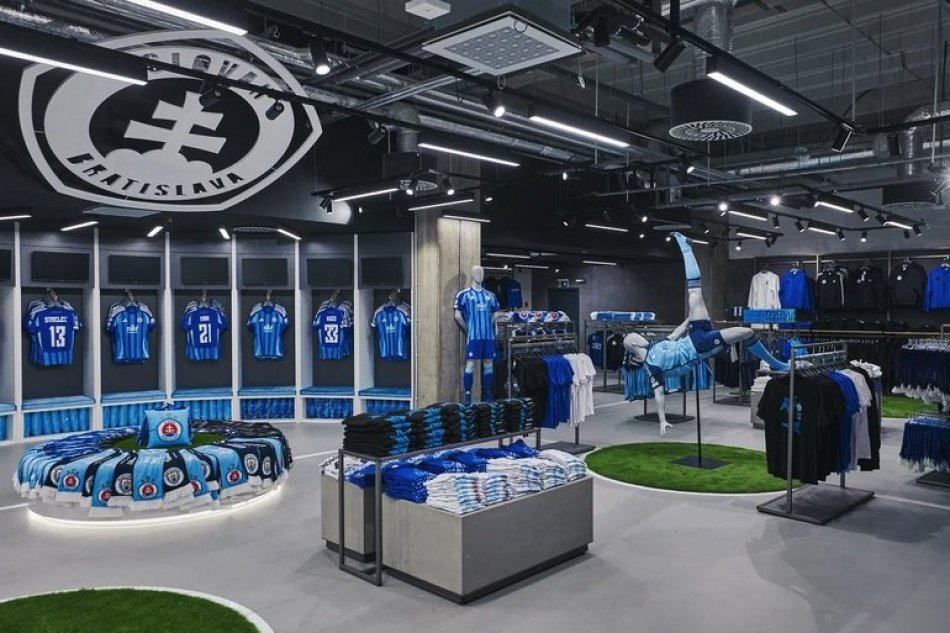 Nový fanshop ŠK Slovan Bratislava