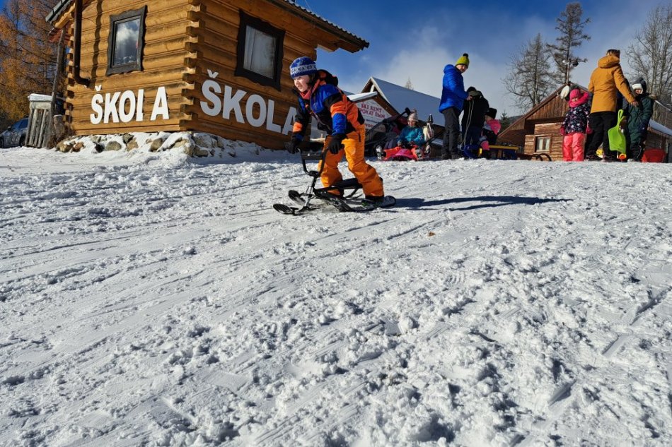 Prvá sánkovačka v Tatrách počas novembrového víkendu