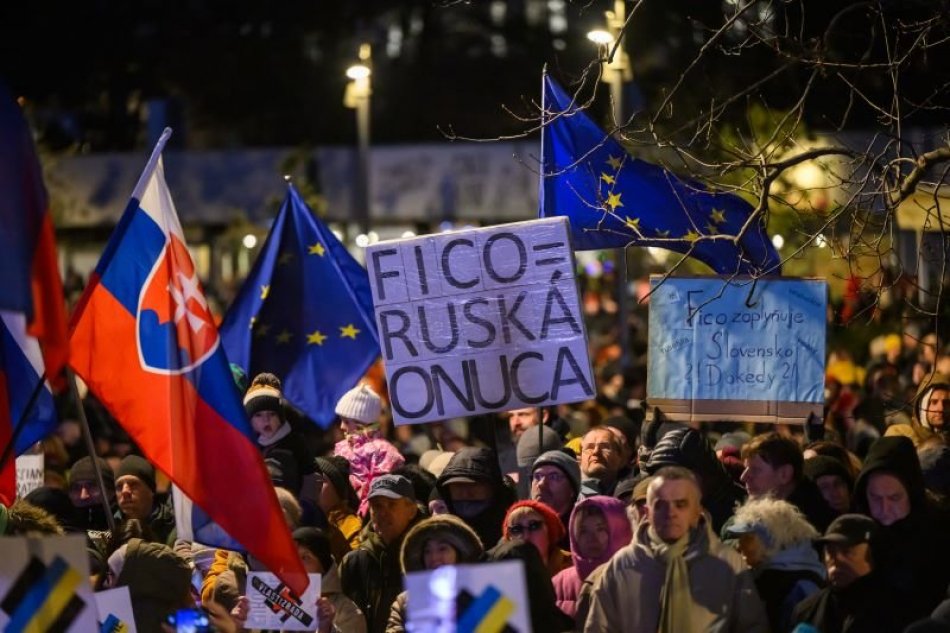 Protest "Slovensko je Európa" v Bratislave, 10. januára 2025