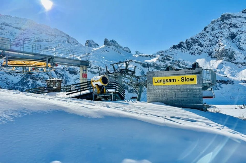 Švajčiarske ľadovce Eiger a Titlis