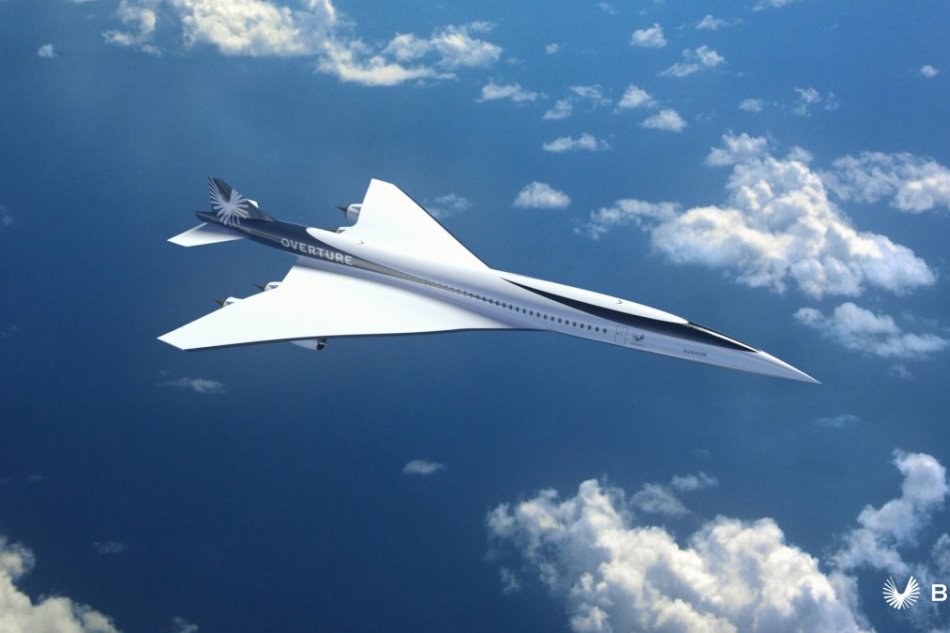 Vizualizácie lietadla Overture od Boom Supersonic