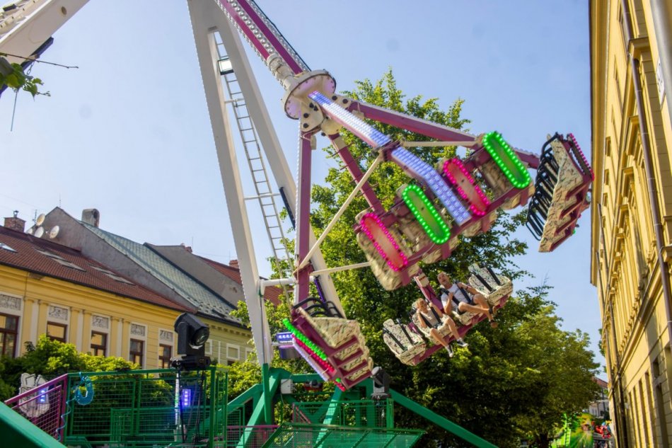 Kolotoče v centre Prešova