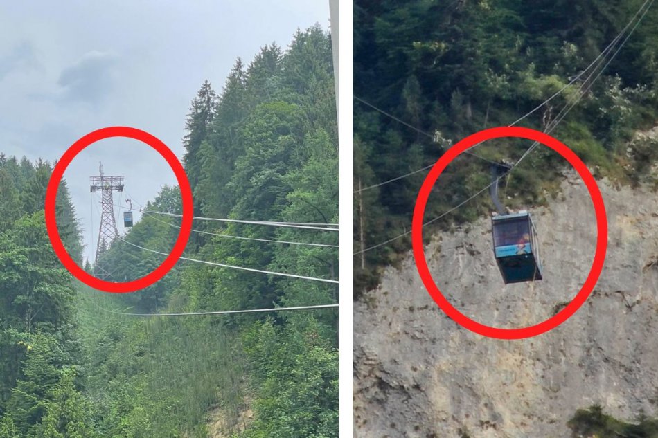 Ľudí zachraňovali zo zaseknutej lanovky