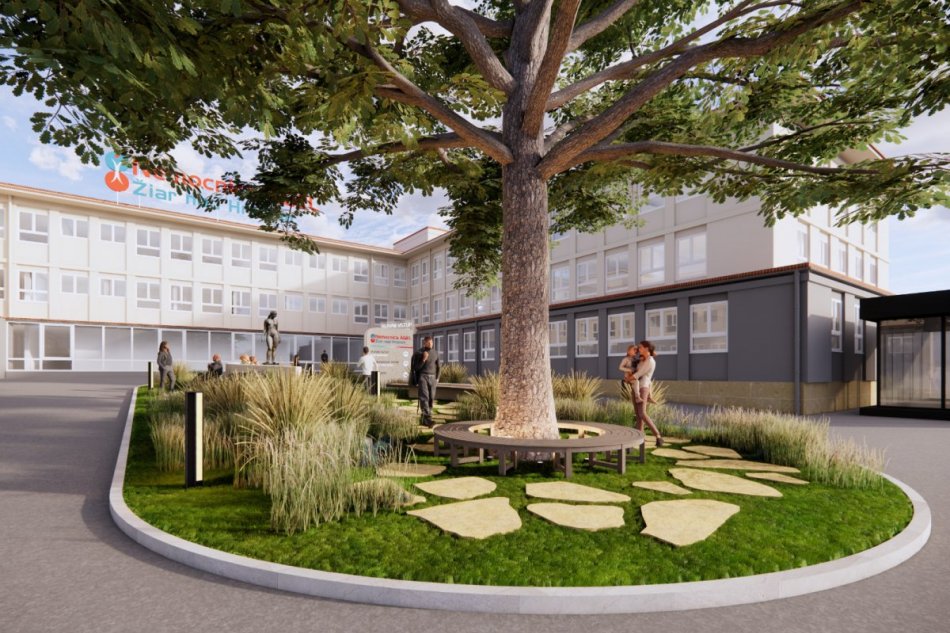 V OBRAZOCH: Vizualizácie rozsiahlej rekonštrukcie v Žiarskej nemocnici