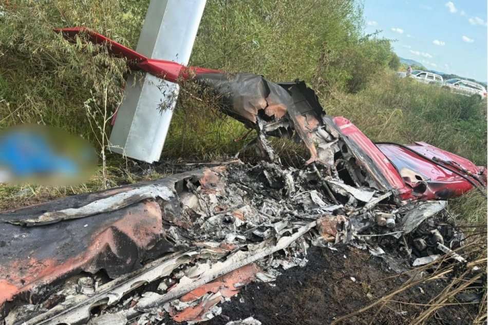 Tragický pád lietadla pri obci Kamenný Most